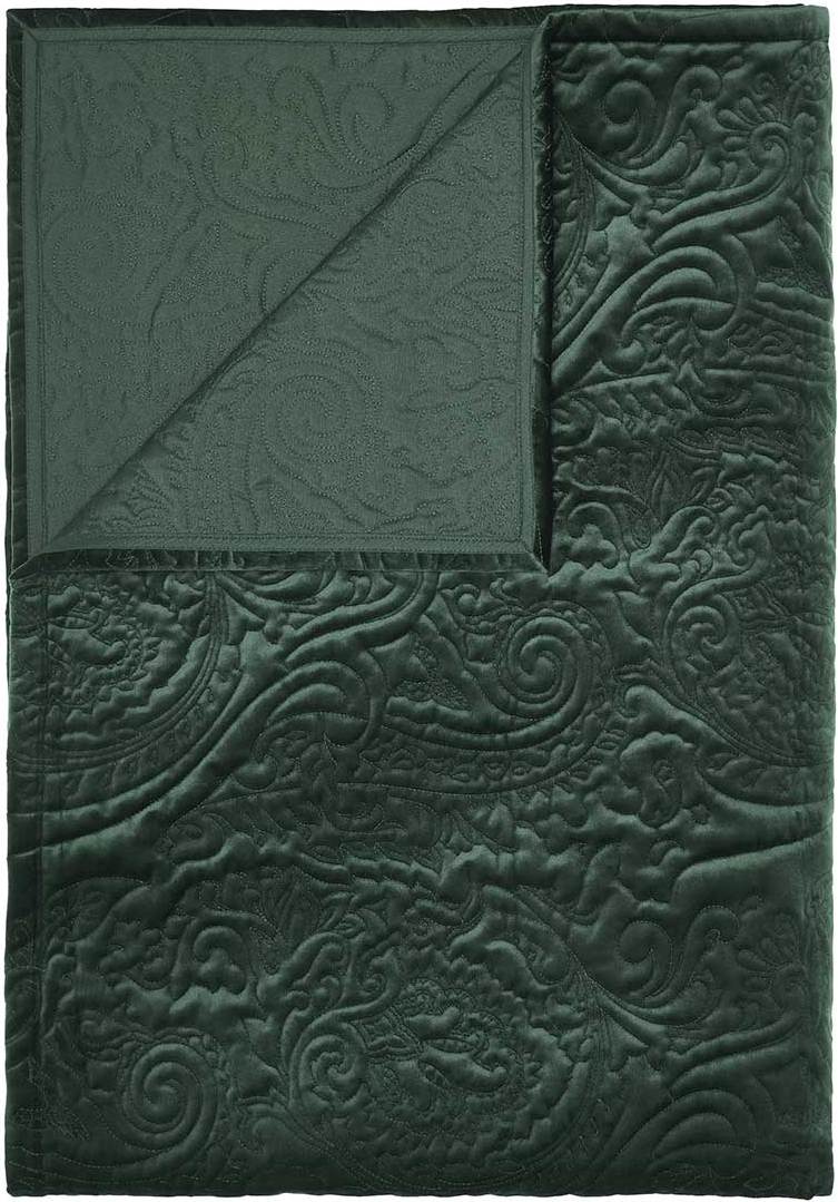 Narzuta Roeby 180 x 265 cm ciemnozielona