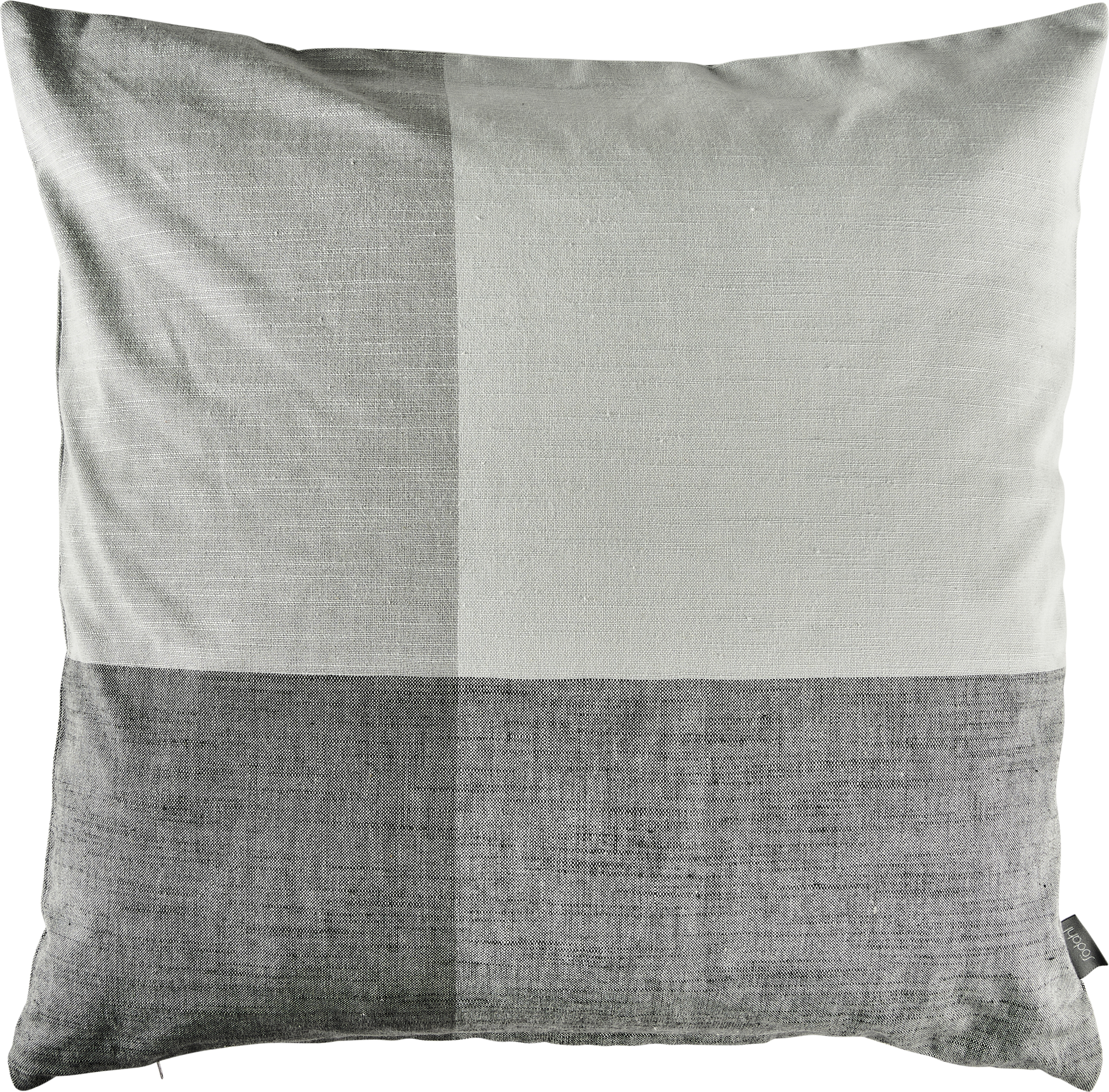 Poduszka dekoracyjna Check 50 x 50 cm szara