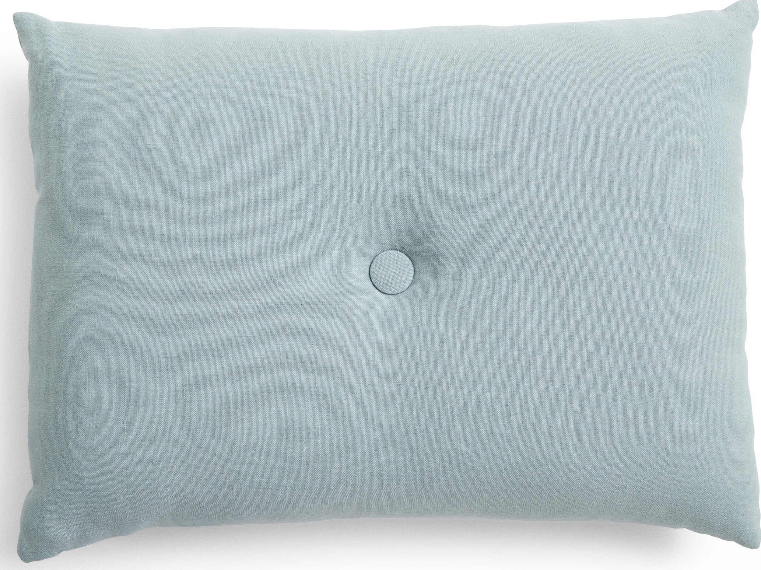 Poduszka dekoracyjna Dot Linen 45 x 60 cm szałwiowa