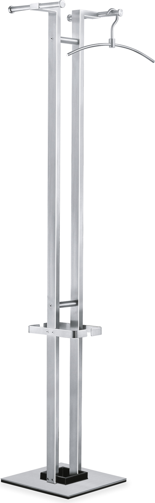 Wieszak stojący Atacio 165 cm stal nierdzewna matowa