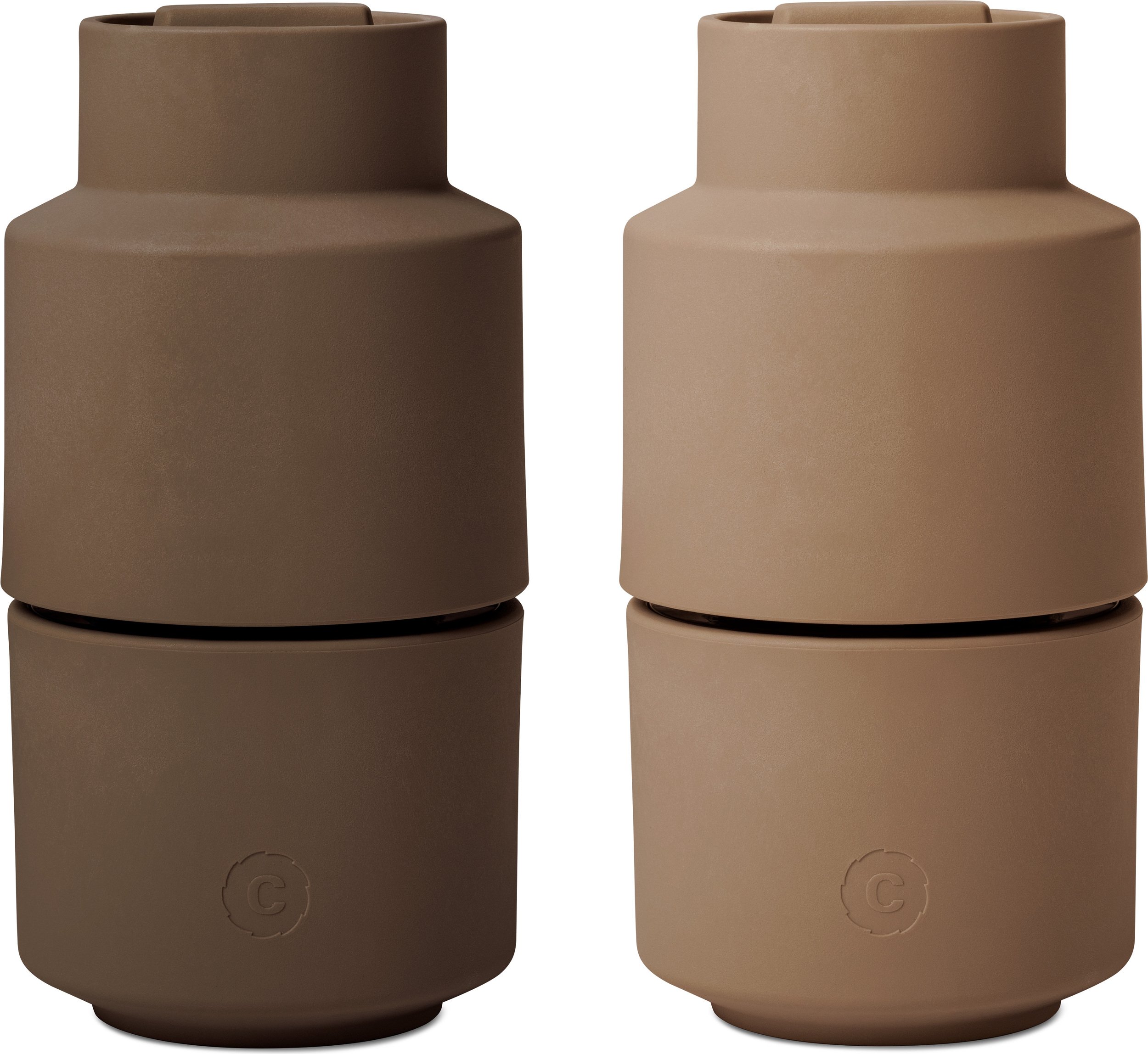 Młynki do soli i pieprzu Billund brązowy i cynamonowy 2 szt.