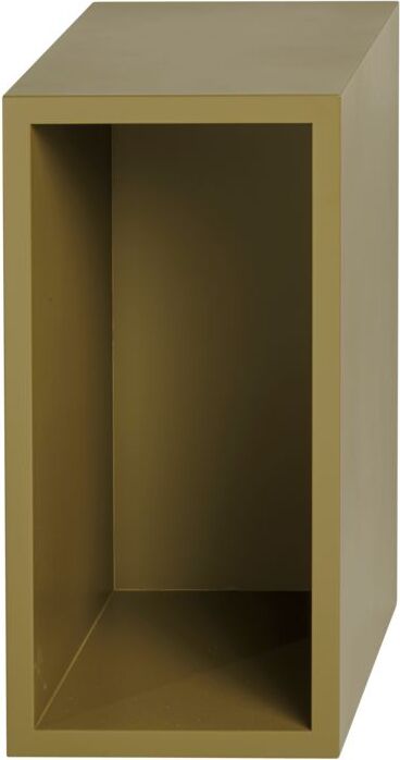 Półka modułowa Stacked S brązowozielona