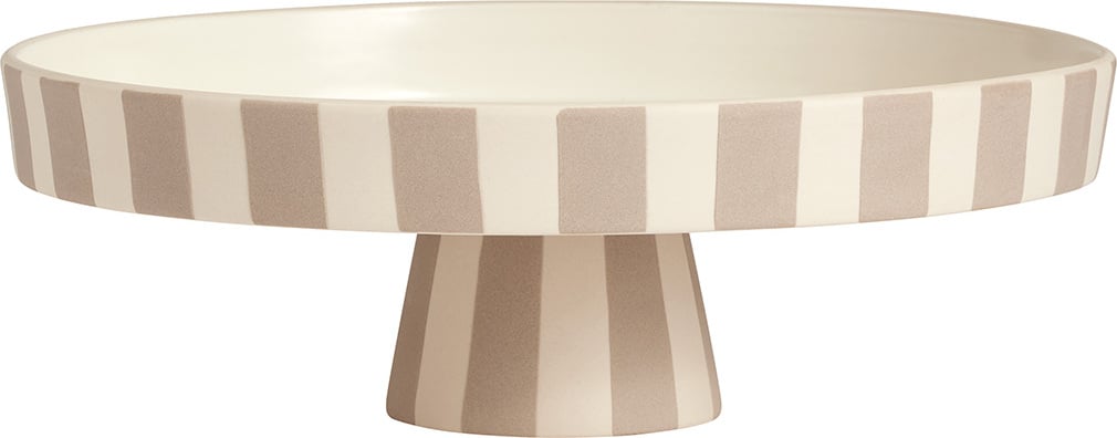 Patera na ciasto Toppu 27 x 27 cm beżowa