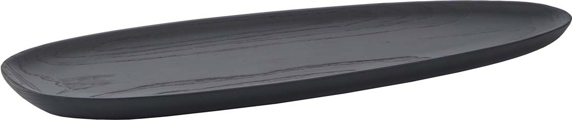 Taca dekoracyjna Cole owalna 42 cm czarna