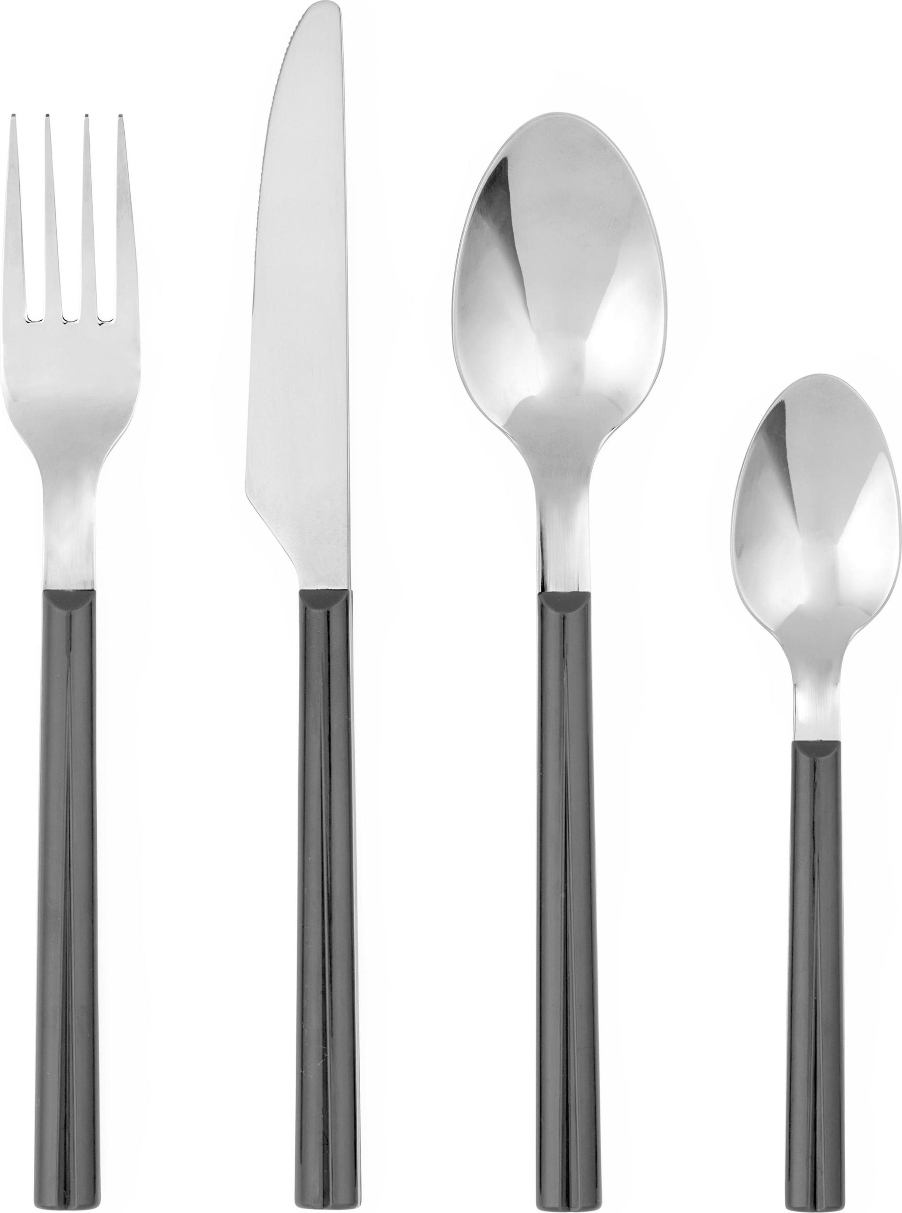 Komplet sztućców Grand Cru Bistro szare 16 el.