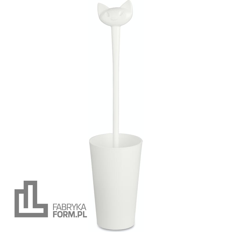 Szczotka do WC Miaou Recycled biała