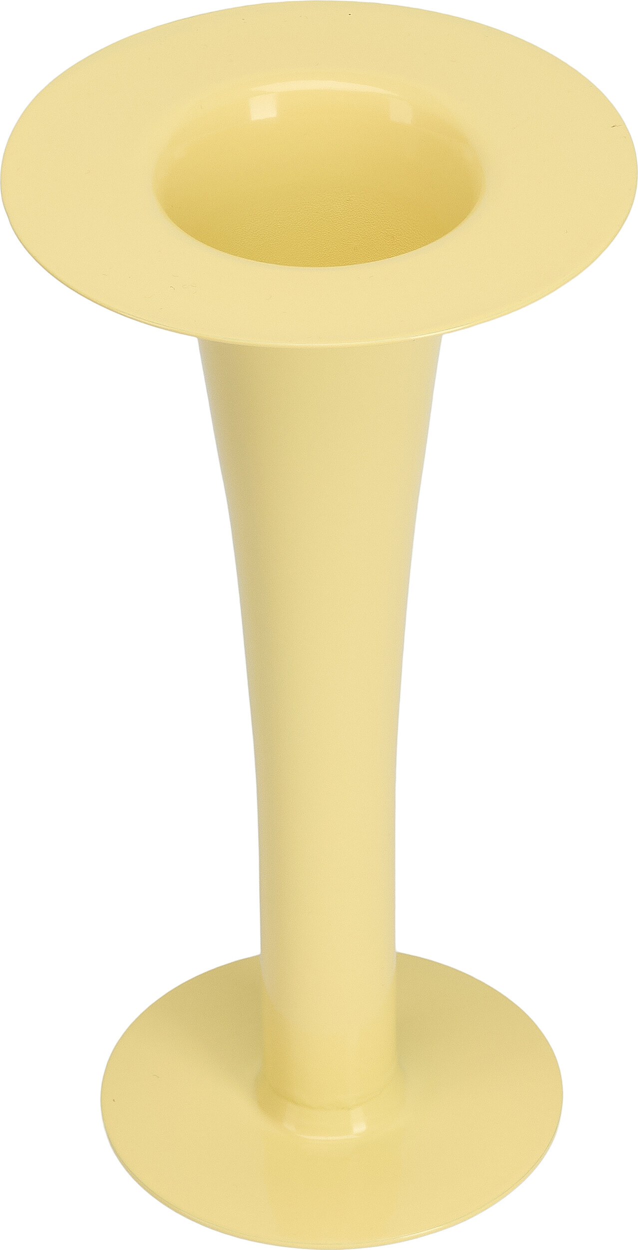 Wazon lub świecznik Trumpet żółty 2w1