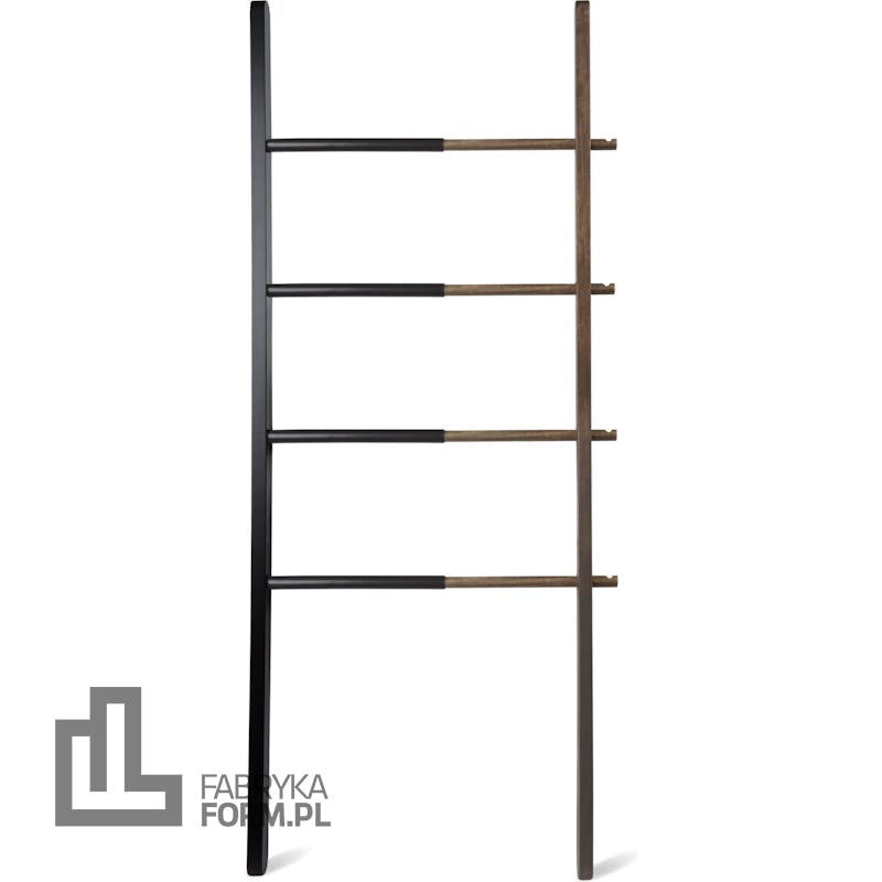 Wieszak drabina Hub brązowo-czarny