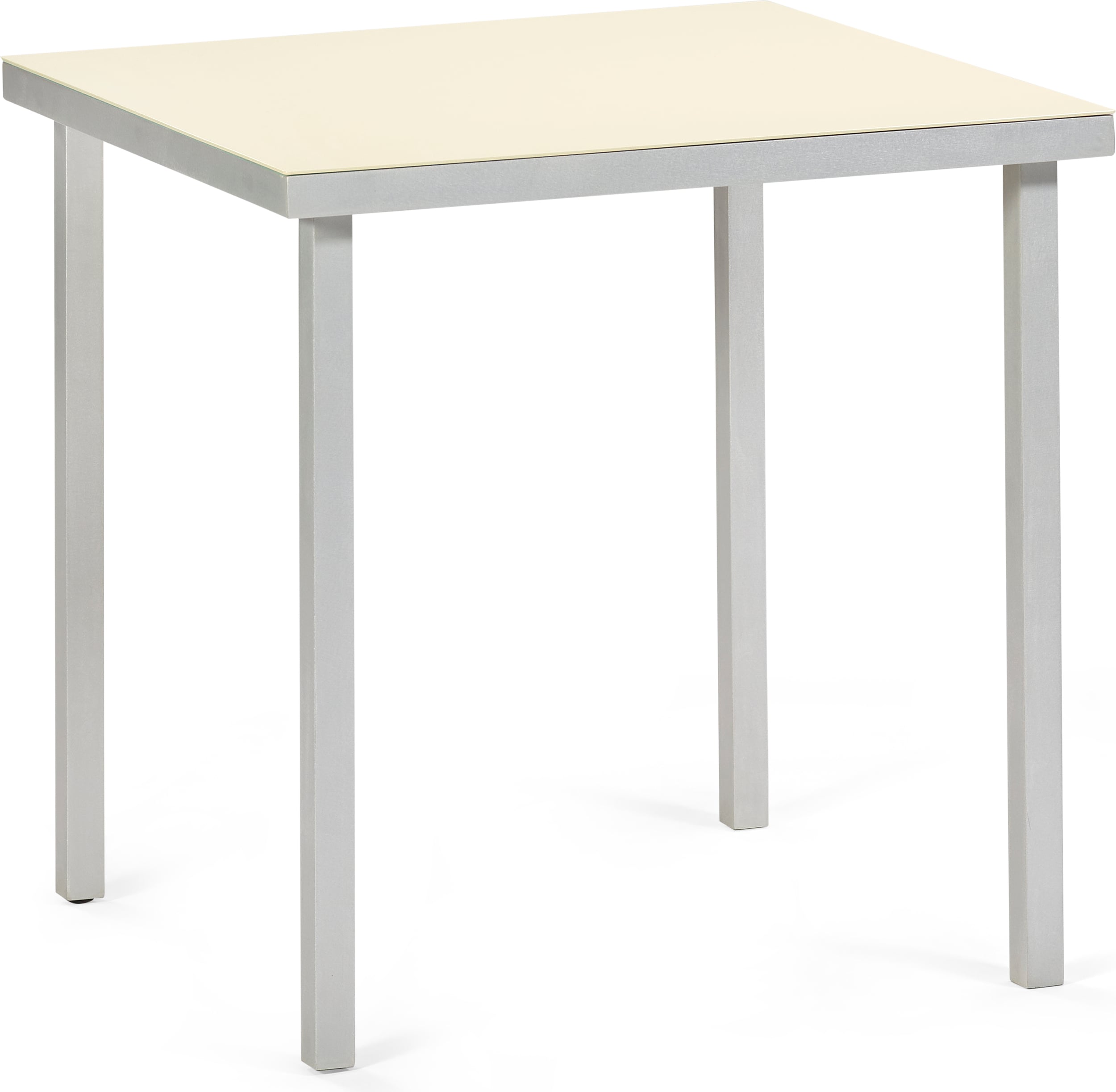 Stół ogrodowy Alu 85 x 85 cm kość słoniowa