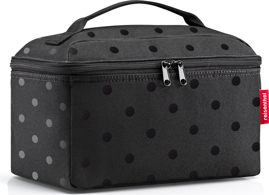 Kosmetyczka Beautycase w grochy czarna