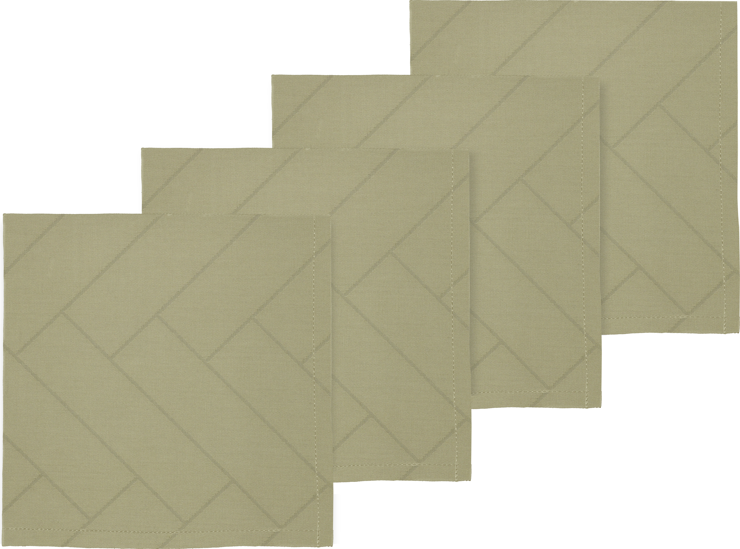 Serwetki Tiles Damask eukaliptusowa zieleń 4 szt.