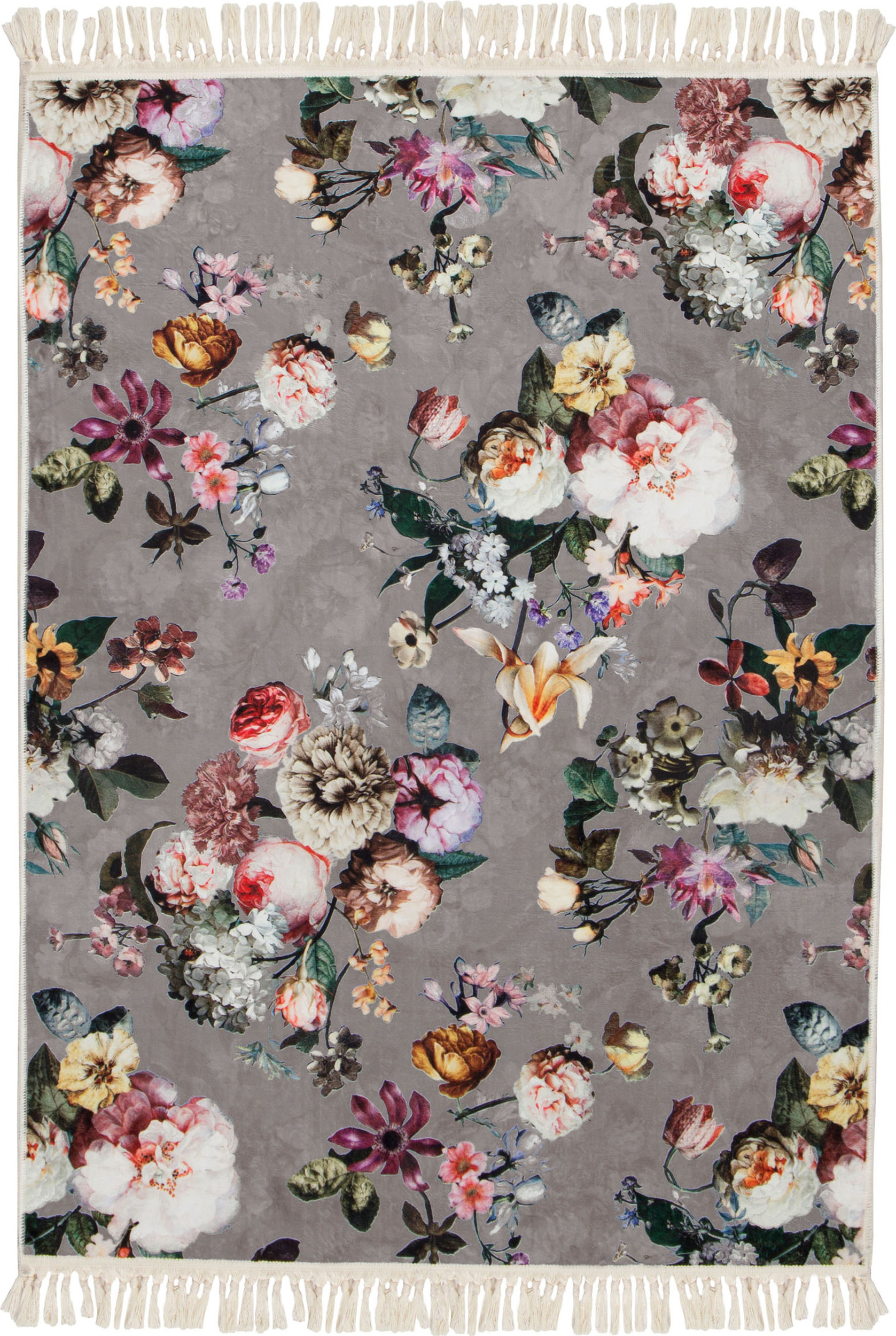 Dywan Fleur taupe 60 x 90 cm