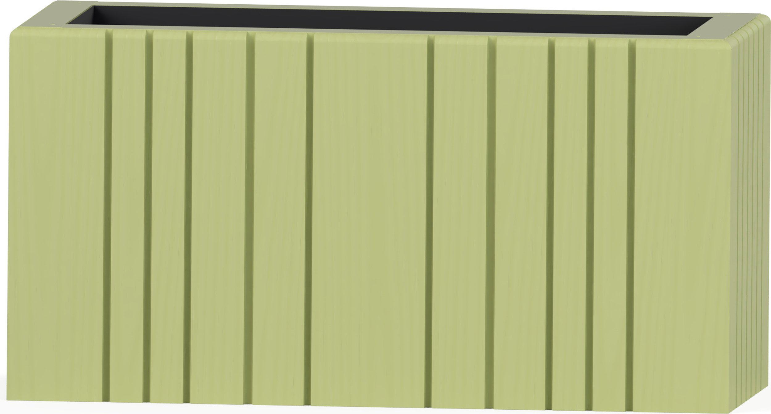 Doniczka samonawadniająca UnfoldWIDE jasnozielona