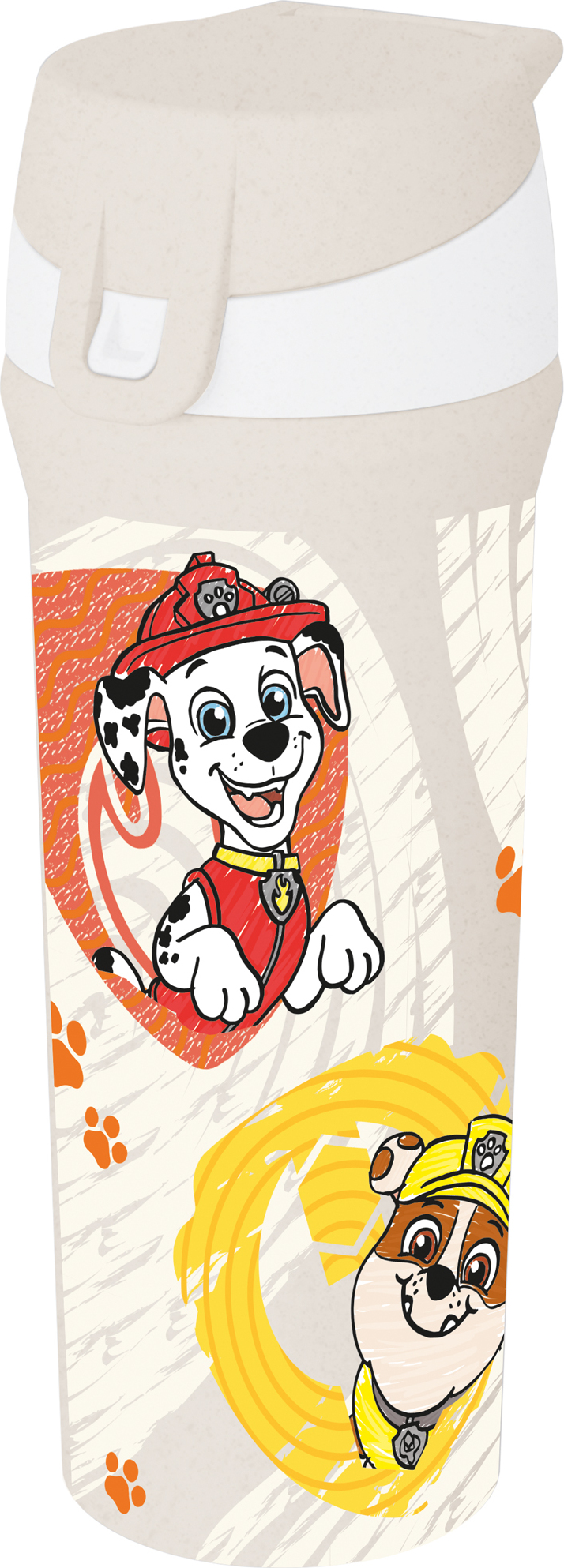 Butelka na wodę Stan Organic Psi Patrol 500 ml beżowa