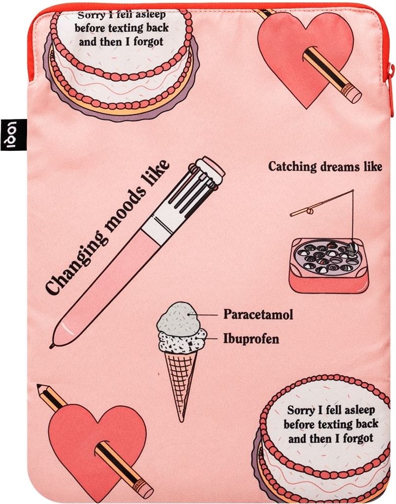 Etui na laptop LOQI Artist Giulia Hartz Pattern z recyklingu