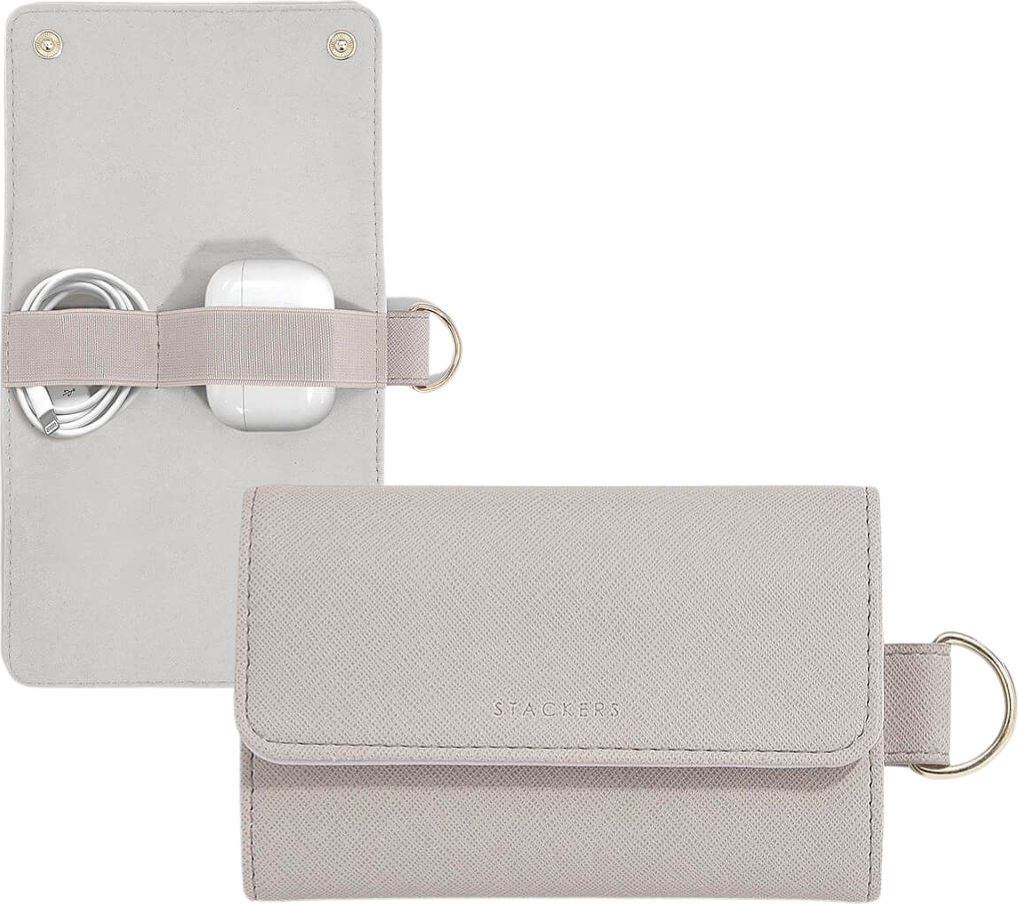 Etui na ładowarki i słuchawki Stackers Compact taupe