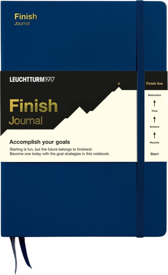 Notes Finish Journal A5 granatowy