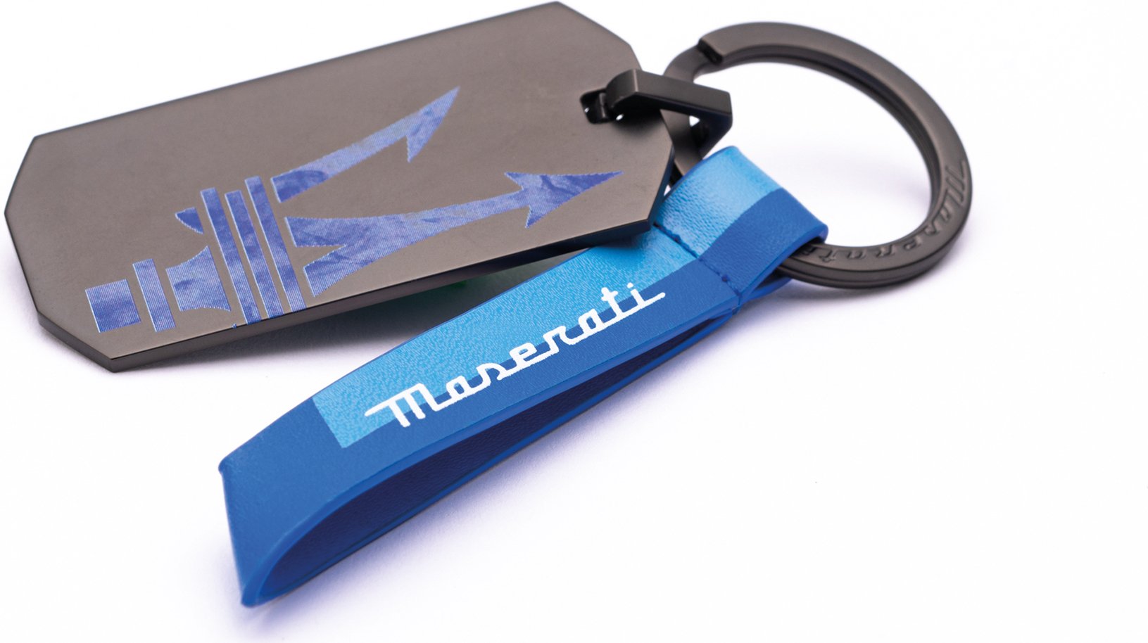 Brelok do kluczy Pininfarina Maserati Tridente niebieski