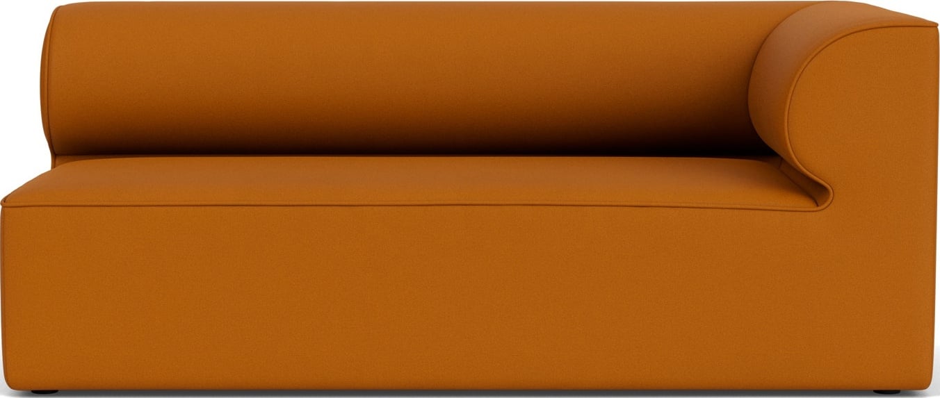 Narożnik prawostronny sofy modułowej Eave 86 x 172 cm ciemnopomarańczowy