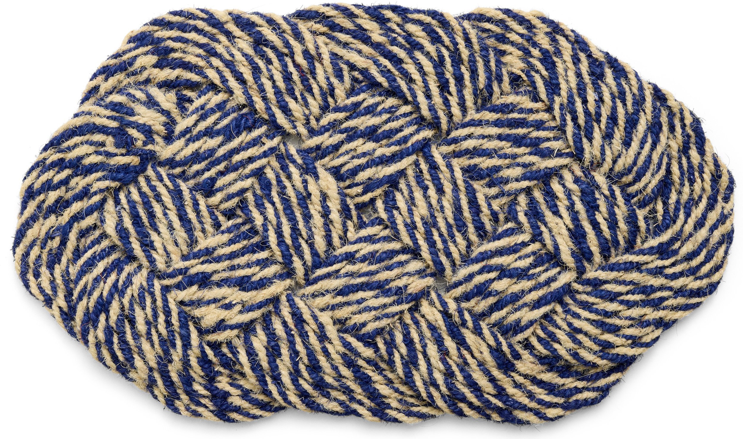 Wycieraczka Coco Swirl 40 x 80 cm granatowa