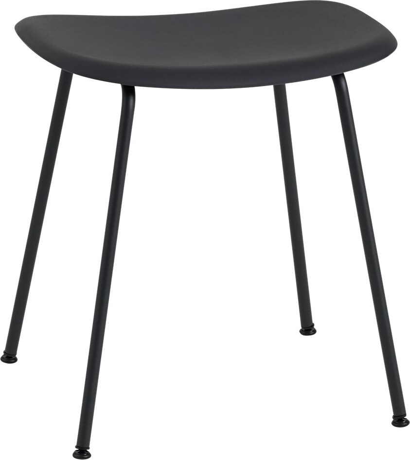 Stołek Fiber Tube czarny
