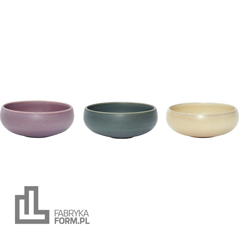 Miski Hübsch 9 cm 3 szt.