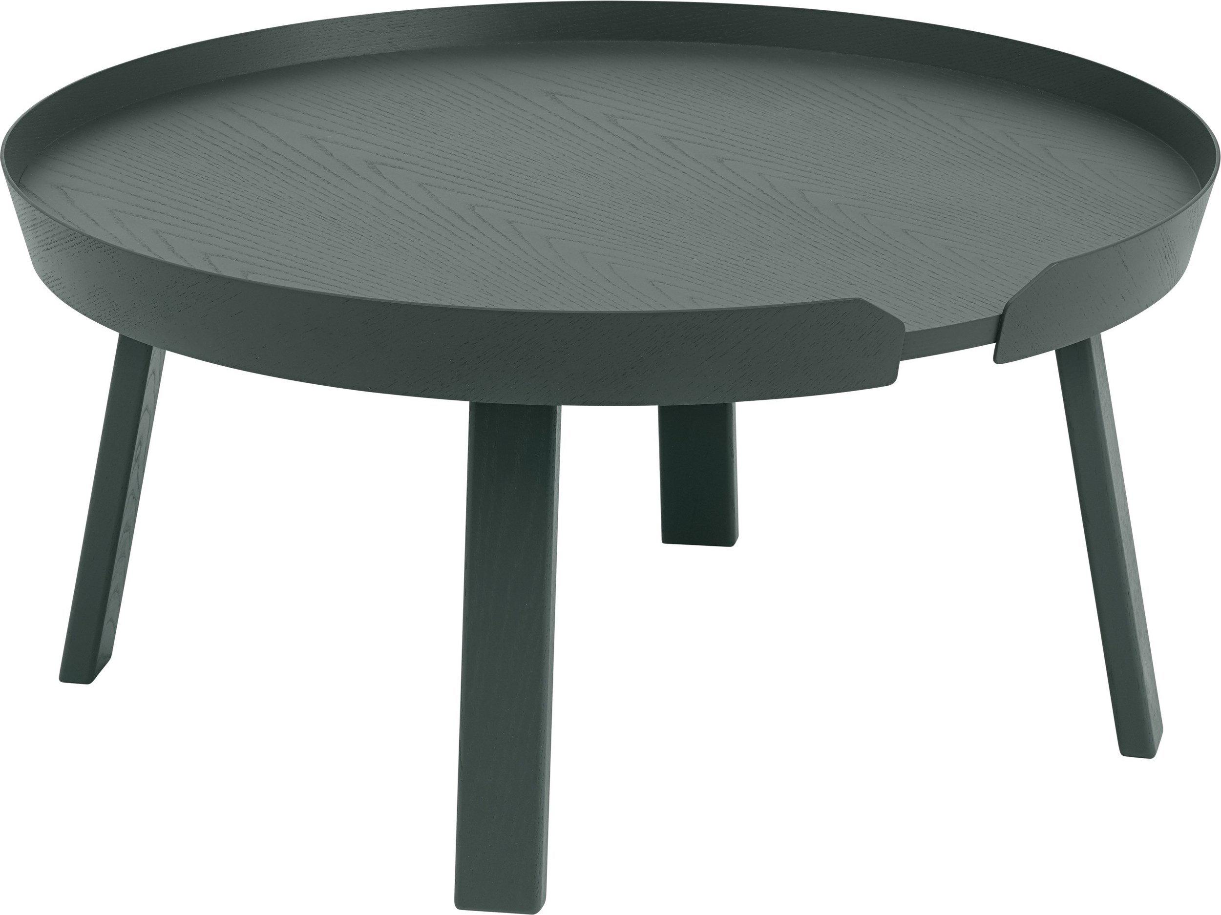 Stolik kawowy Around L ciemnozielony