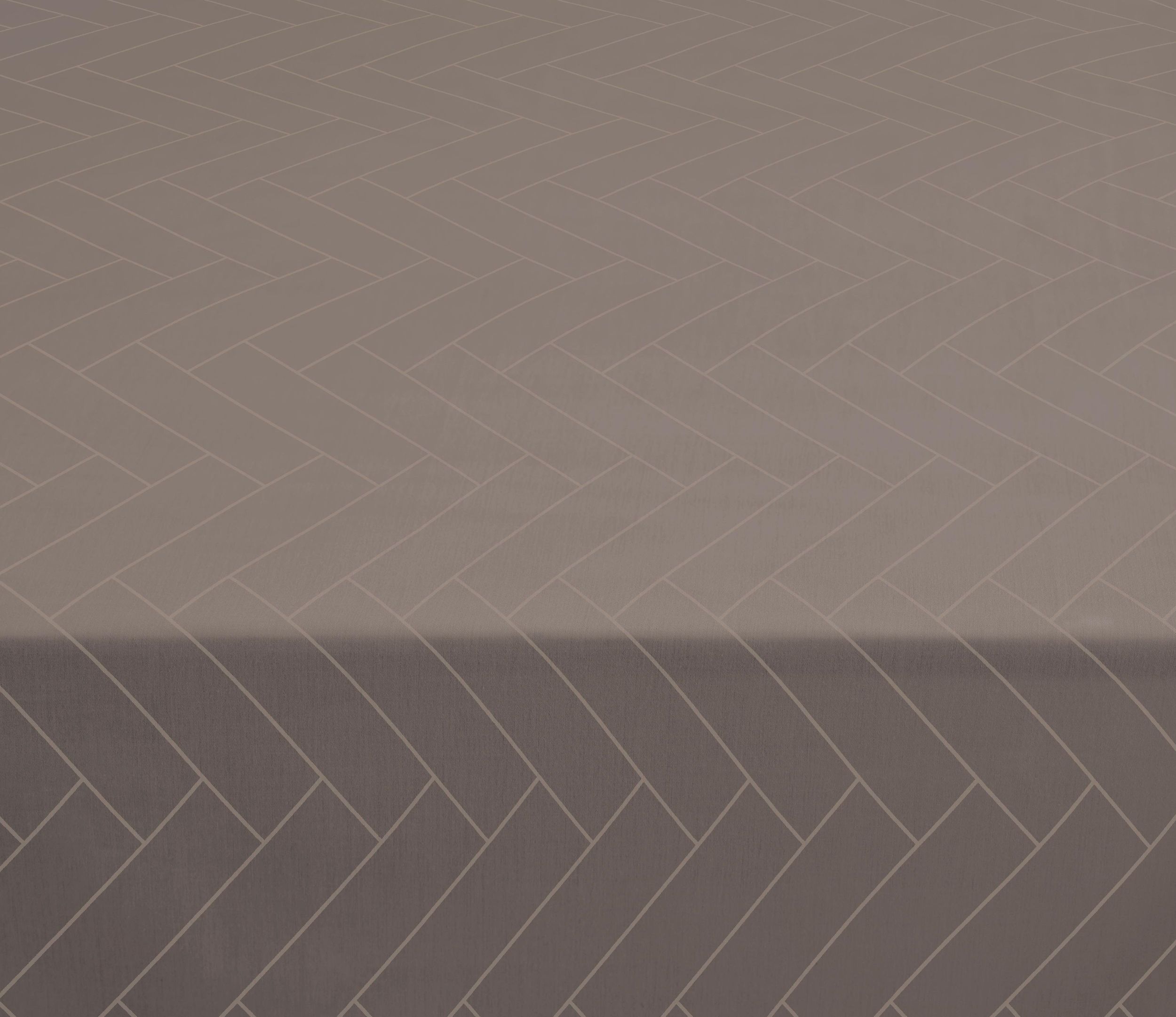 Obrus Tiles Damask 140 x 370 cm taupe