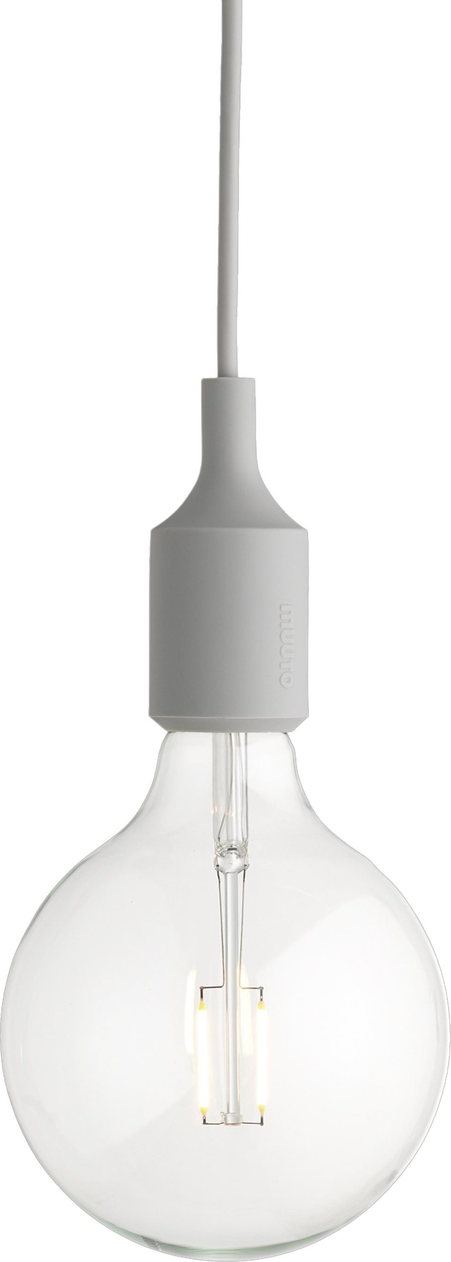 Lampa wisząca Muuto E27 jasnoszara