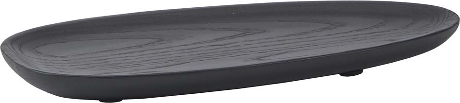 Taca dekoracyjna Cole owalna 30 cm czarna