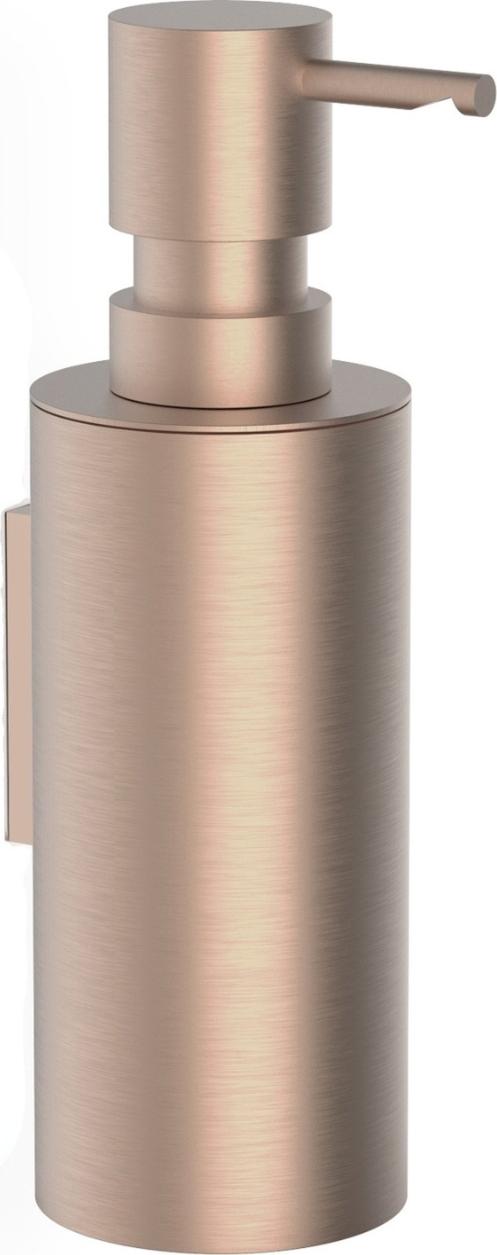 Dozownik do mydła Mikado miedziany ścienny z powłoką PVD