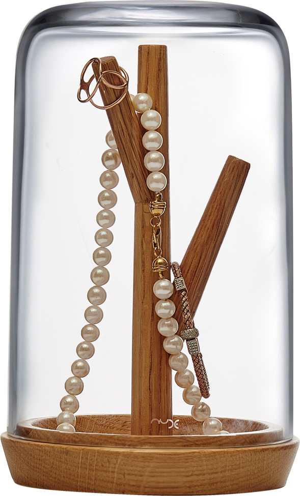 Stojak na biżuterię Blossom transparentny