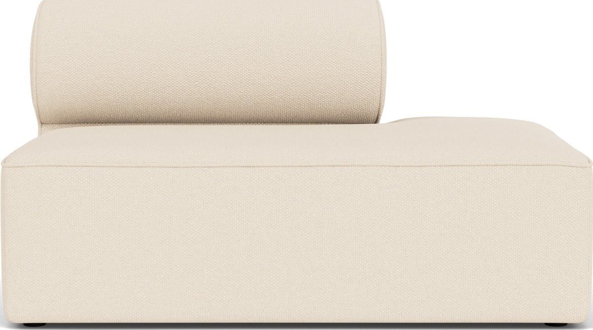 Zakończenie prawostronne sofy modułowej Eave 86 x 129 cm kremowe