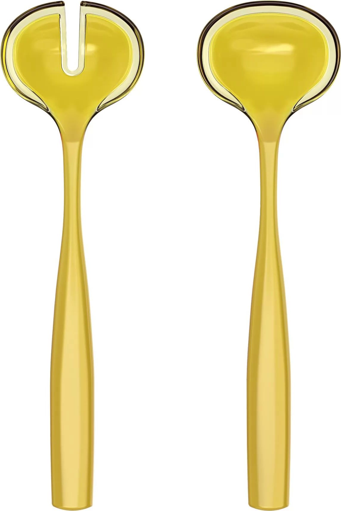 Łyżki do sałaty Dolcevita amber z recyklingu 2 szt.