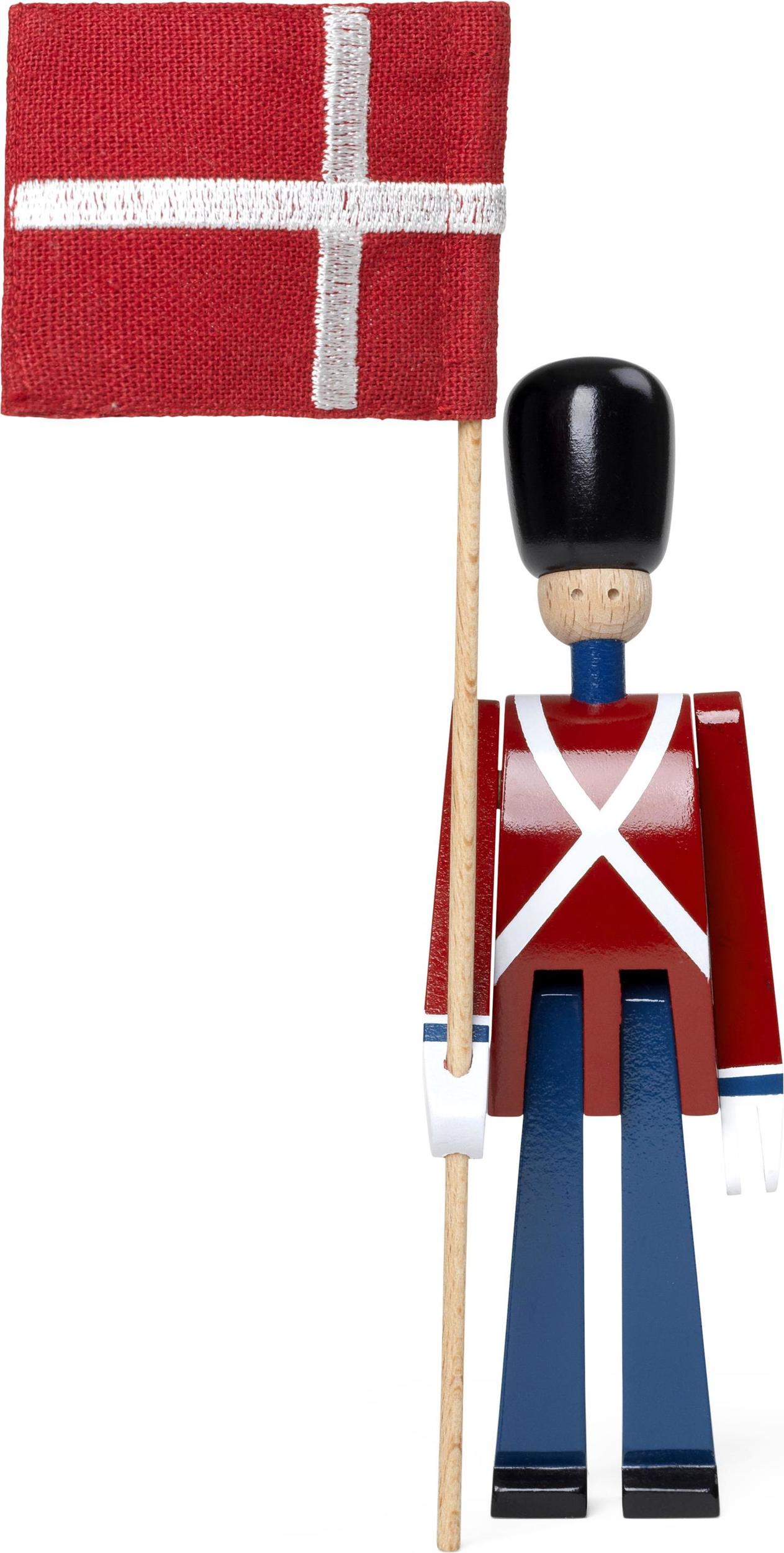 Figurka Kay Bojesen Bearer żołnierzyk z flagą 18,5 cm