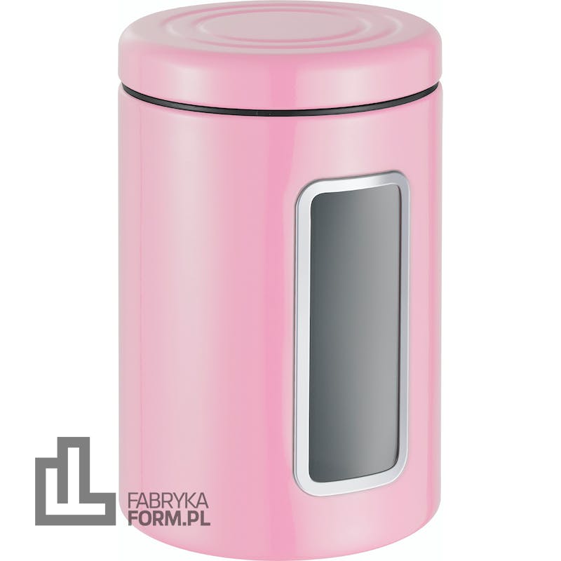 Pojemnik kuchenny z okienkiem 2 l Classic Line różowy
