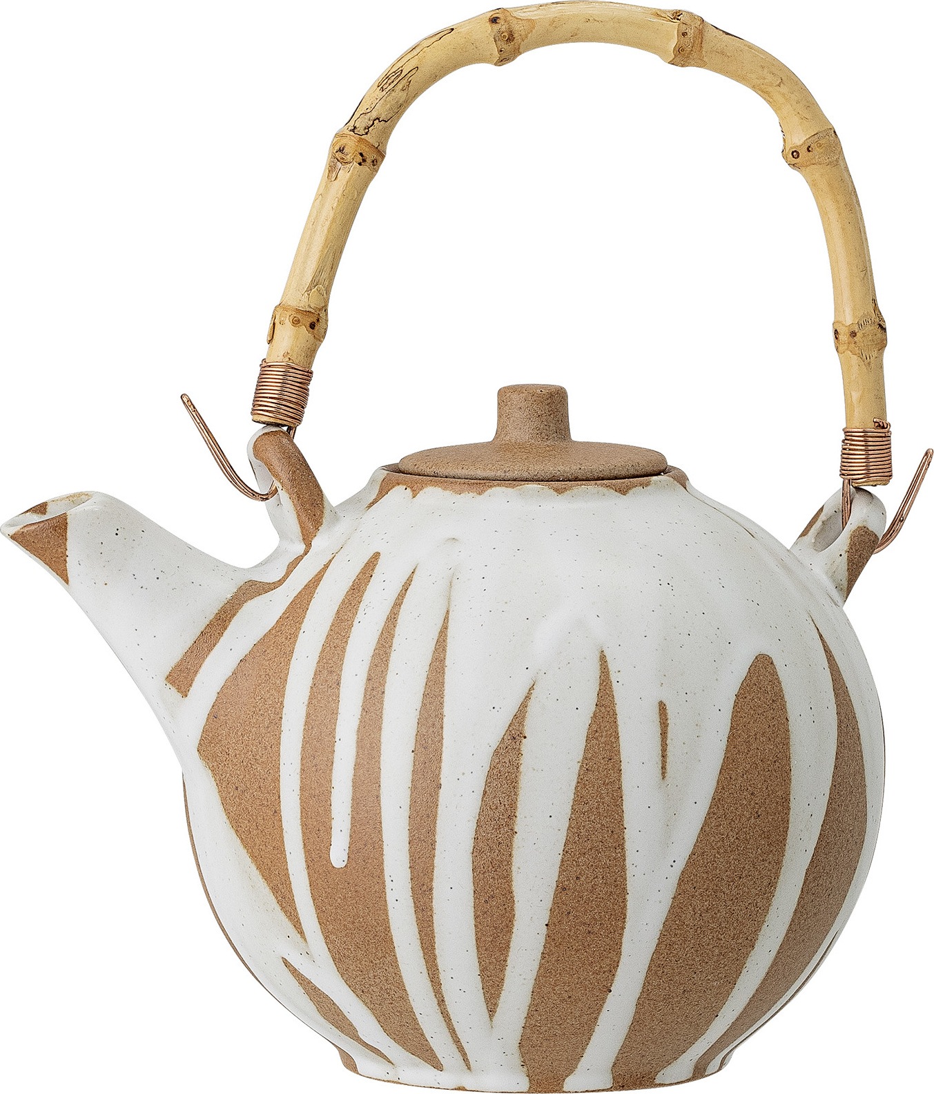 Dzbanek Camellia z bambusową rączką