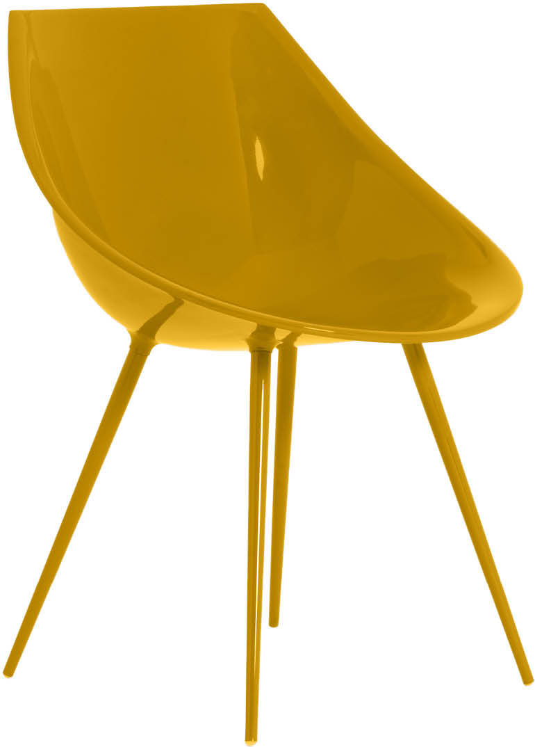 Krzesło Lago szafranowe