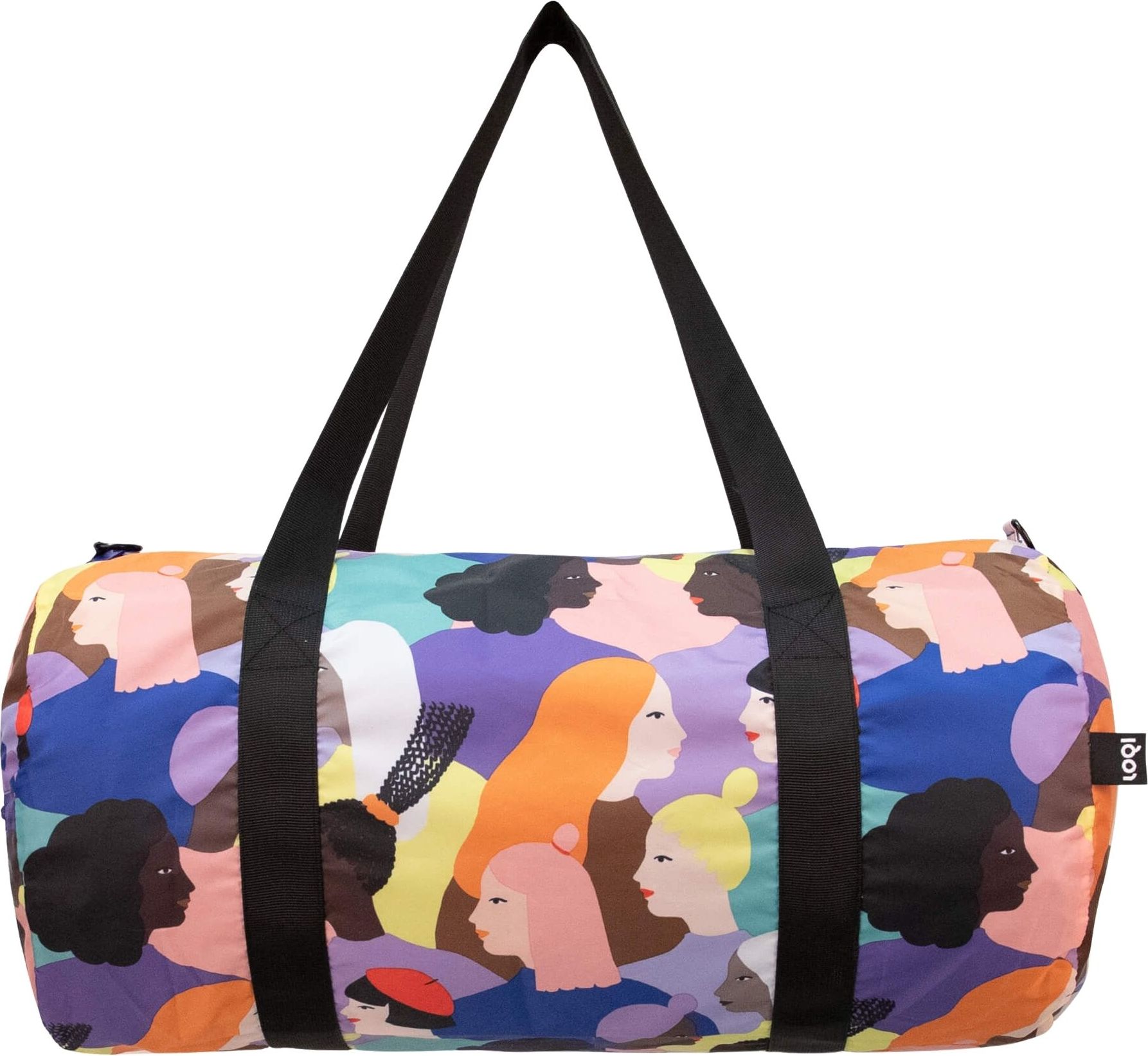 Torba LOQI Weekender Glitter Power Sisters z recyklingu