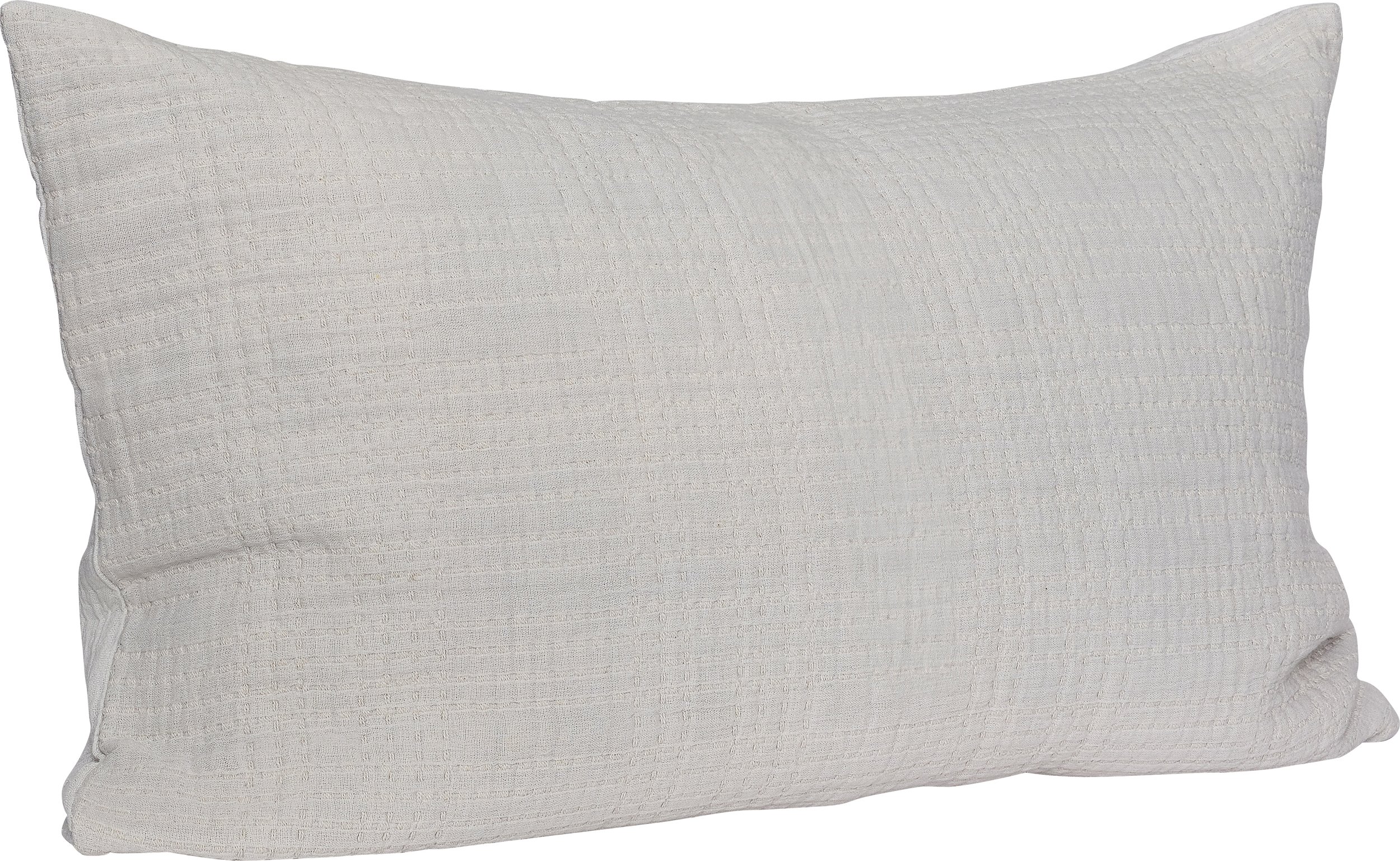 Poduszka dekoracyjna Haikei 50 x 80 cm jasnoszara