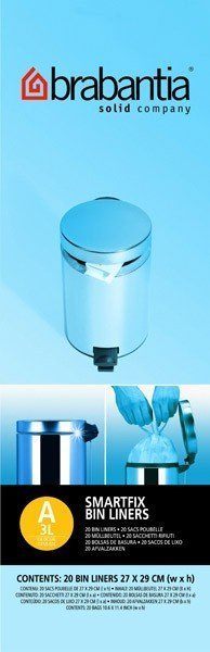 Worki na śmieci Brabantia rozmiar A 3 l 20 szt.