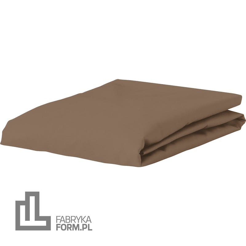 Prześcieradło z gumką Satin 180 x 200 cm kawowe