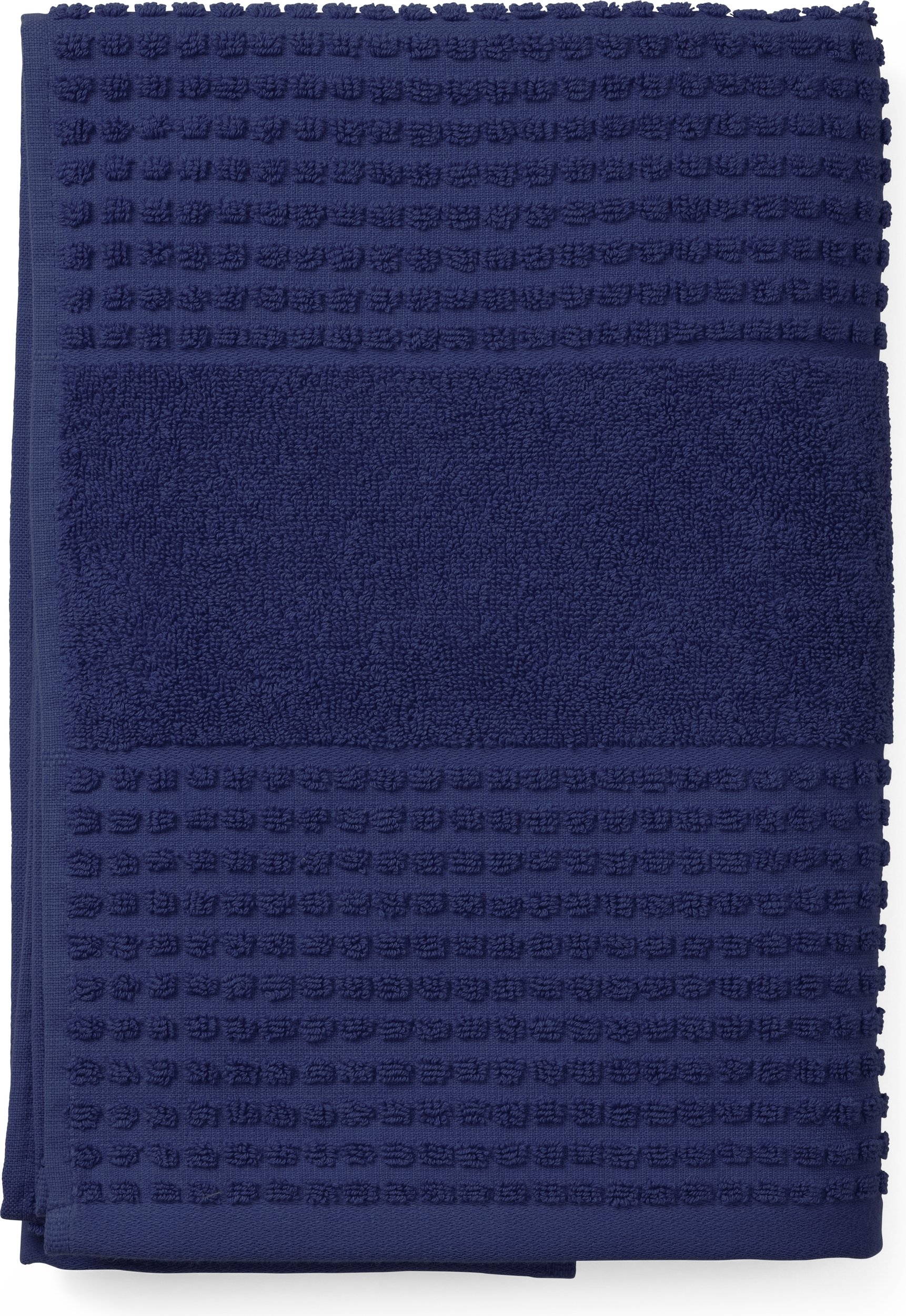 Ręcznik Juna Check 70 x 140 cm granatowy