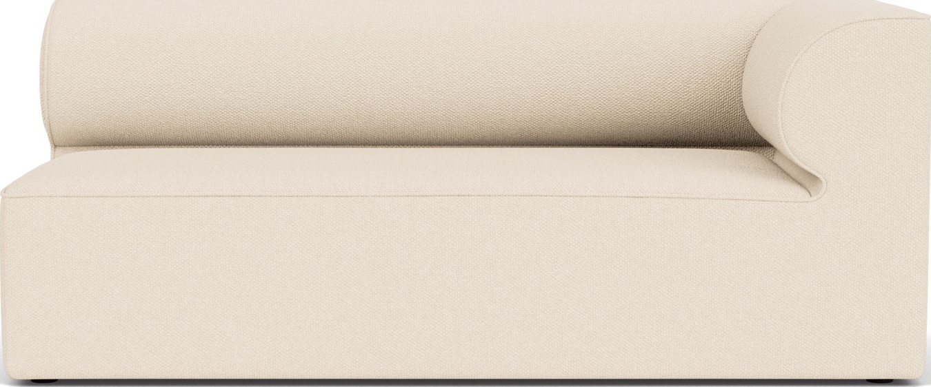 Narożnik prawostronny sofy modułowej Eave 86 x 172 cm kremowy