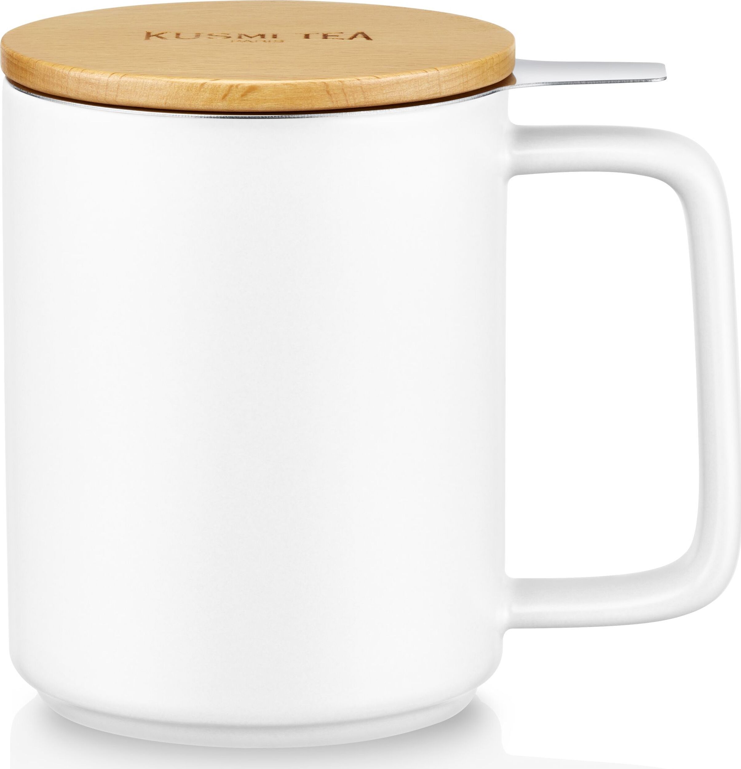 Kubek Kusmi 480 ml biały z zaparzaczem