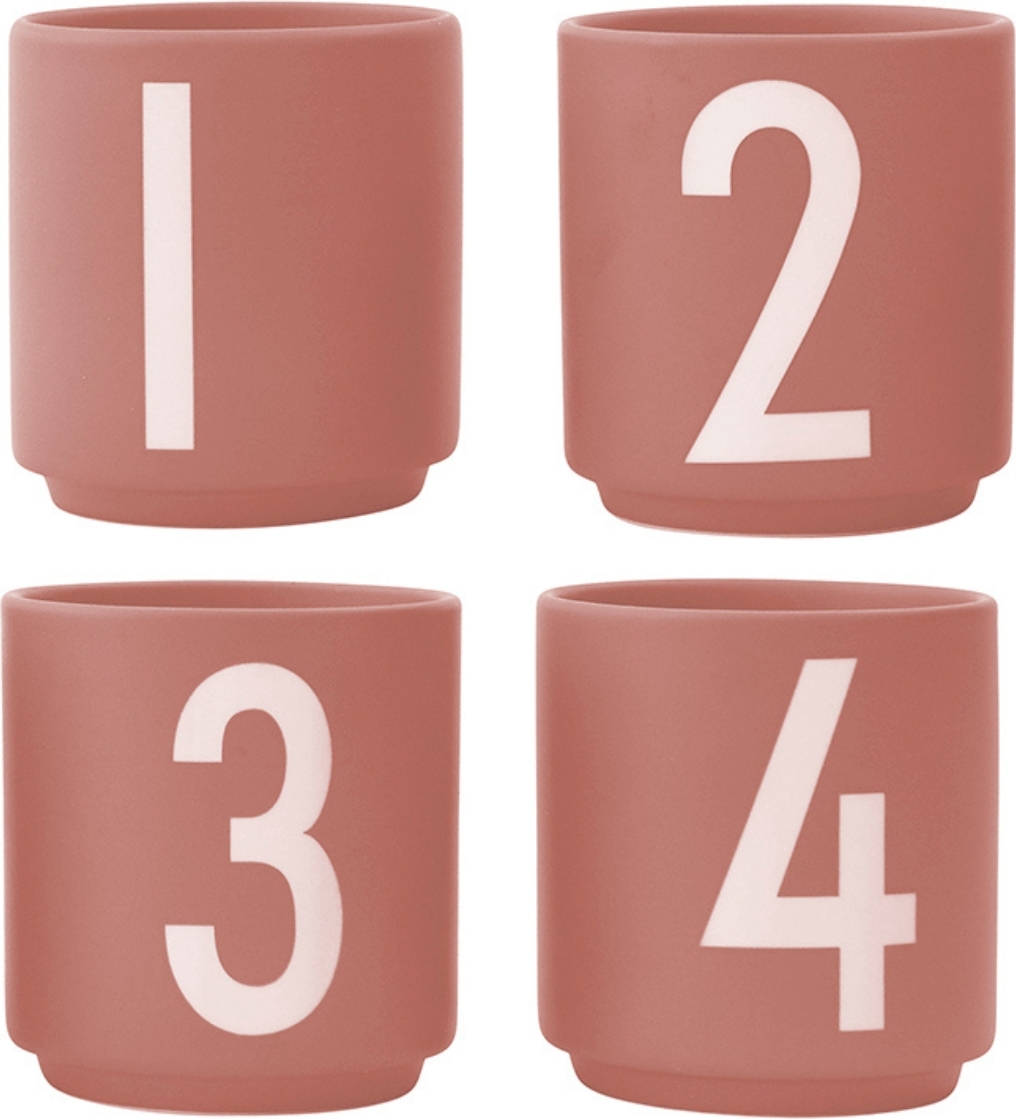 Filiżanki do espresso AJ nude 4 szt.