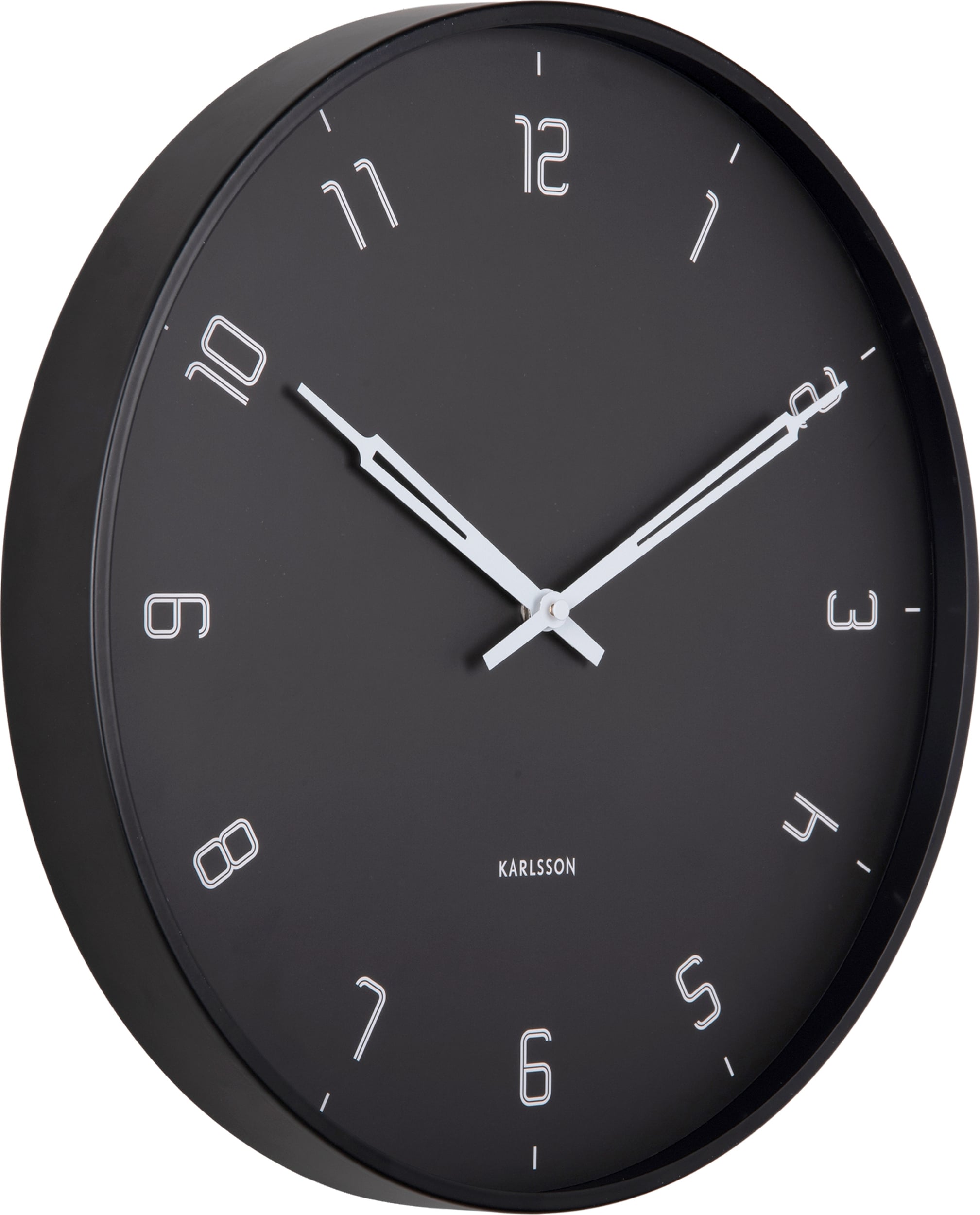 Zegar ścienny Stark czarny