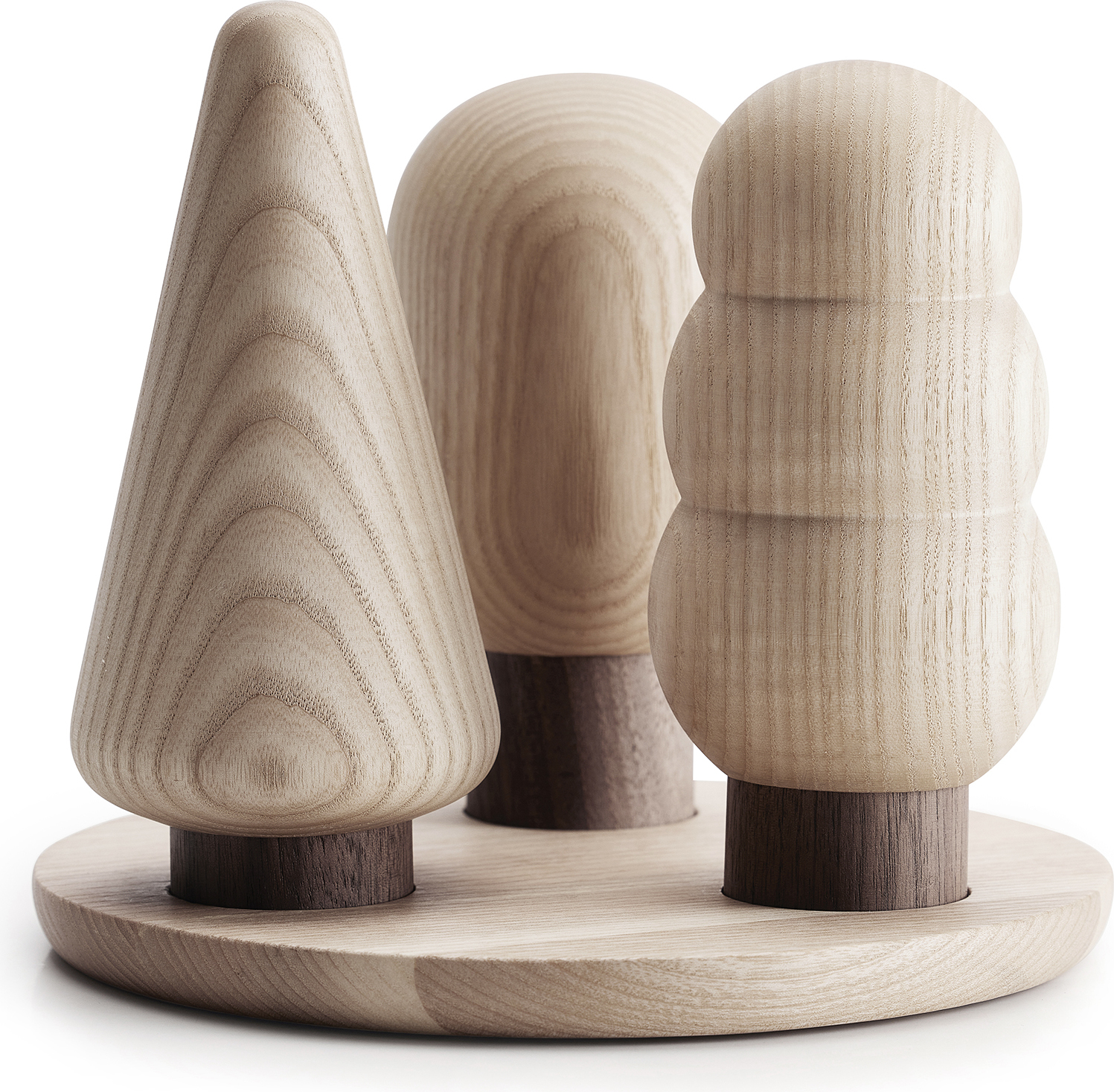 Młynki do soli i pieprzu Into the Woods z tacą 4 el.