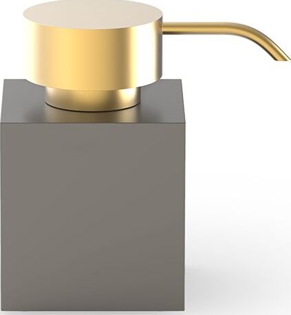 Dozownik do mydła Century ciemny metal mat-złoty