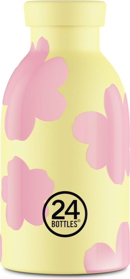 Butelka termiczna Clima Floral Daydreaming 330 ml żółta